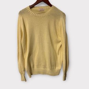 Brooks Brothers Cream 100% Cotton Sweater size 40/M like new